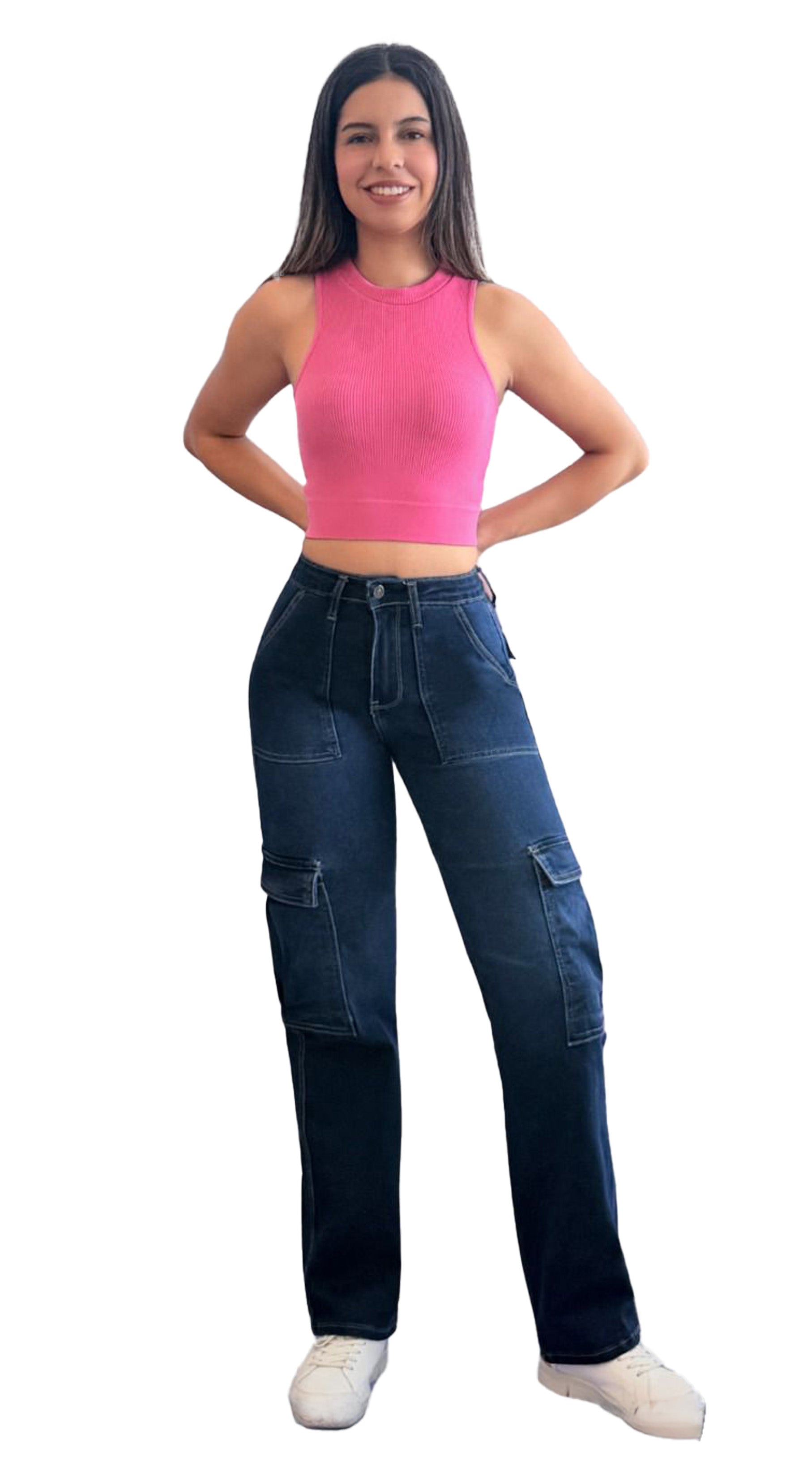 PANTALÓN RECTO CARGO 3308
