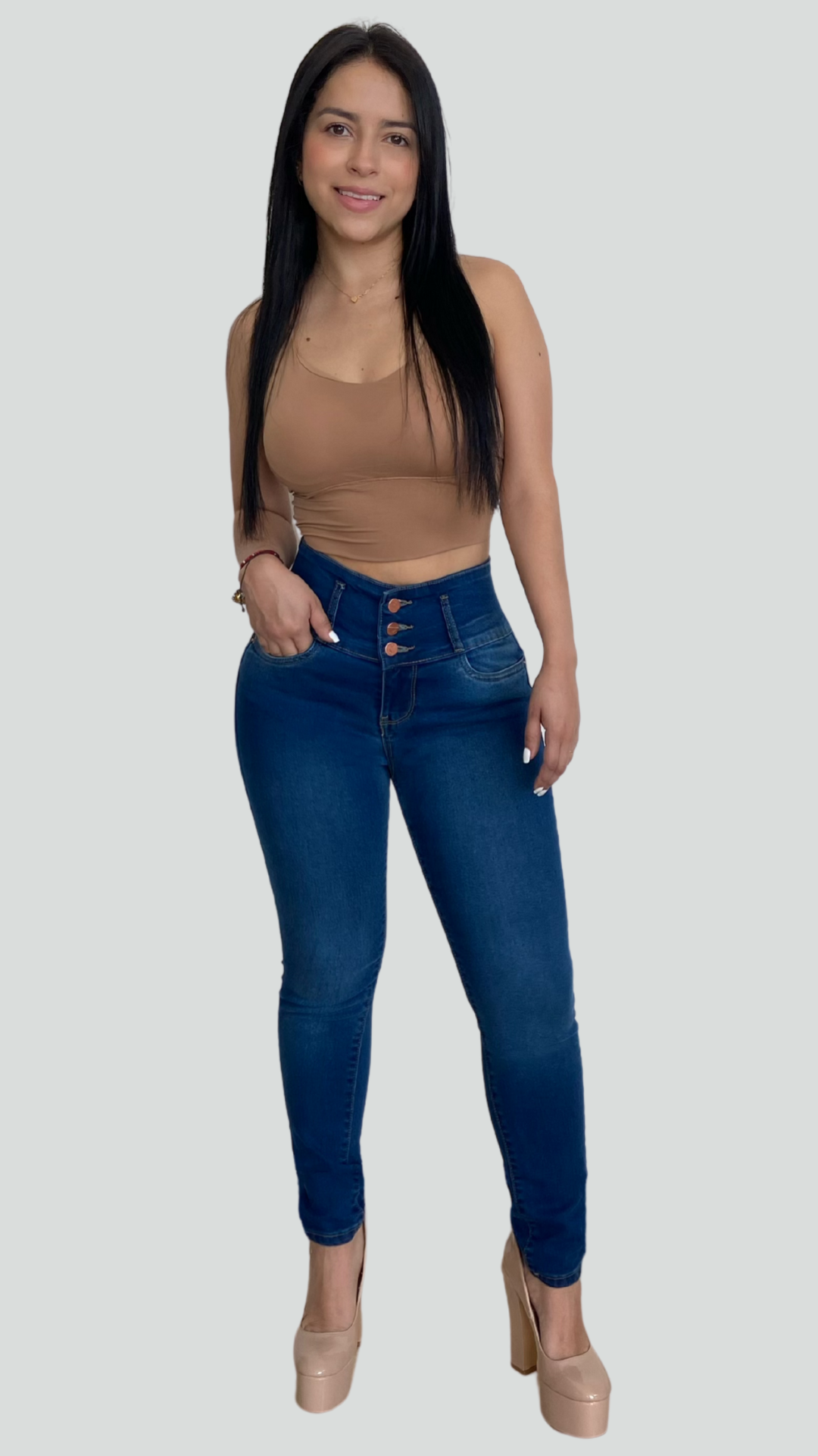 Pantalón Skinny estilo colombiano - NAU JEANS 3336